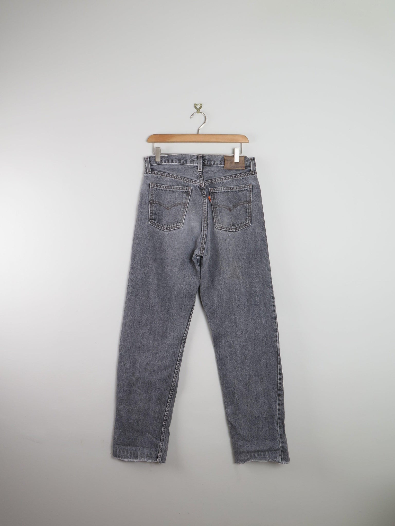 Men’s Grey Vintage Levi's Jeans 615 31" W - The Harlequin