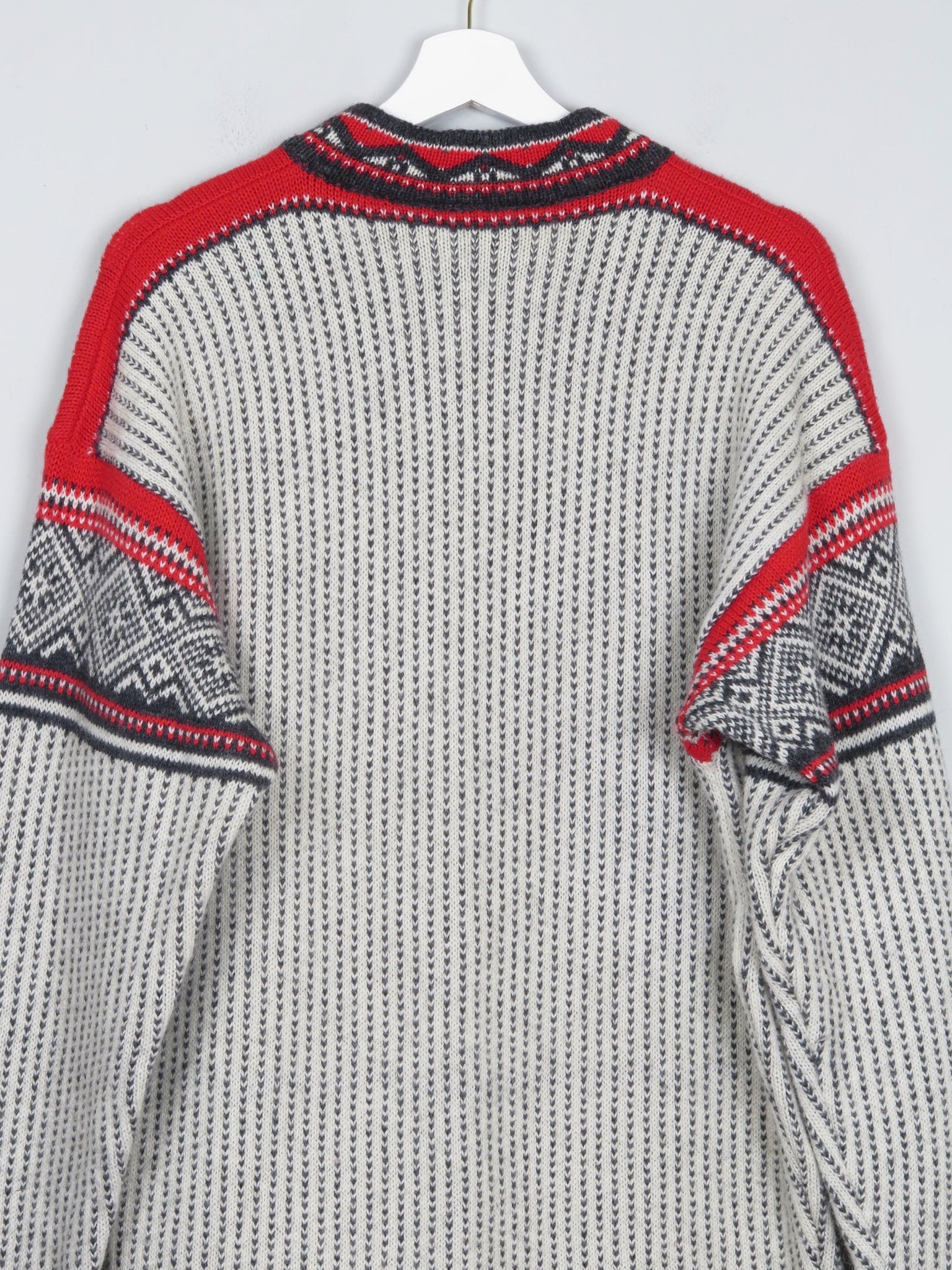 Men's Nordic Jumper With Metal Clasps L/XL - The Harlequin