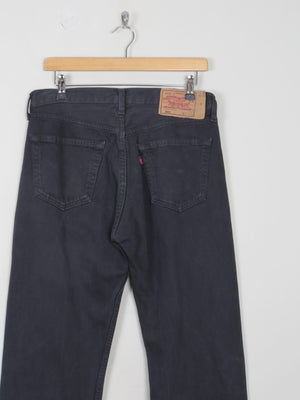 Men's Vintage Black Levi's 501 Jeans 33" 32" - The Harlequin
