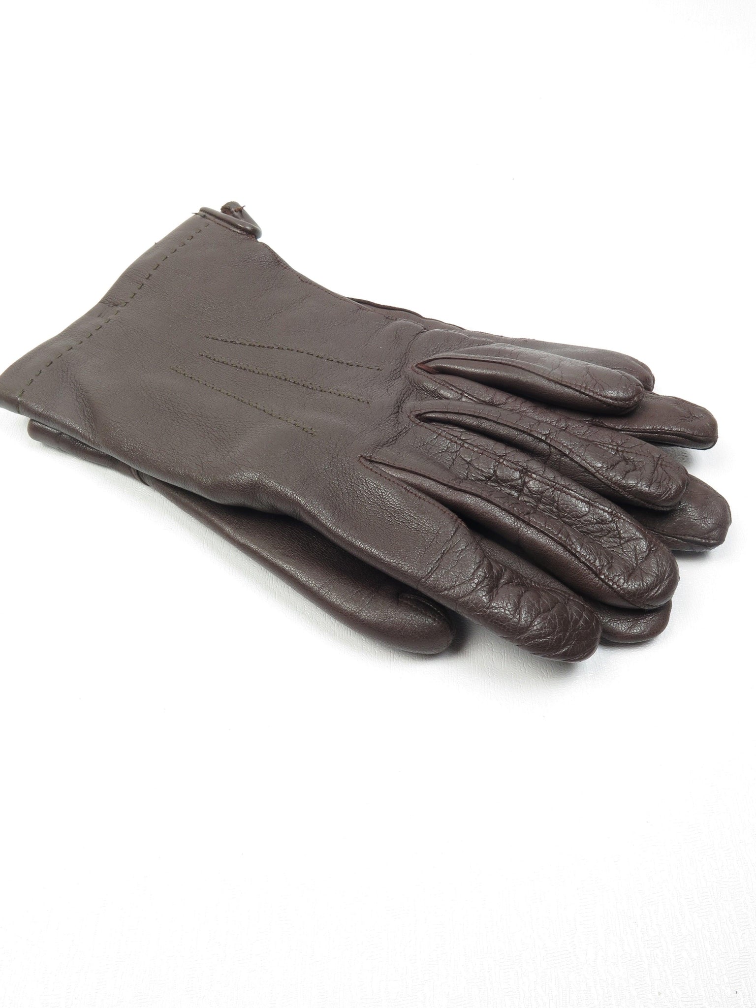 Men’s Vintage Brown Leather Gloves *8 3/4* - The Harlequin