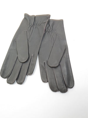 Men’s Vintage Grey Leather Gloves *8* - The Harlequin