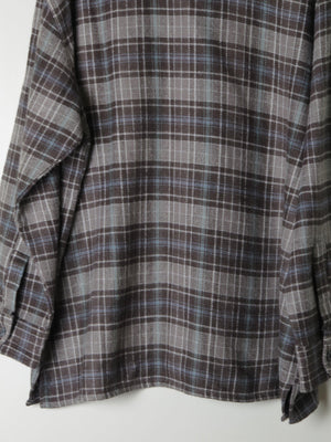 Men's Vintage Heavy Flannel Wool Feel Shirt XL - The Harlequin