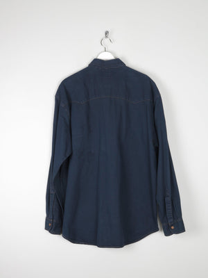 Men's Navy/Black Levis Denim Shirt XL - The Harlequin