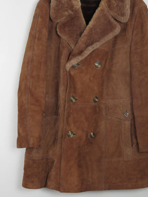 Men's Vintage Sheepskin 3/4 Coat L - The Harlequin