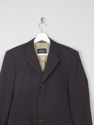 Mens Black Suit Jacket S 38" - The Harlequin