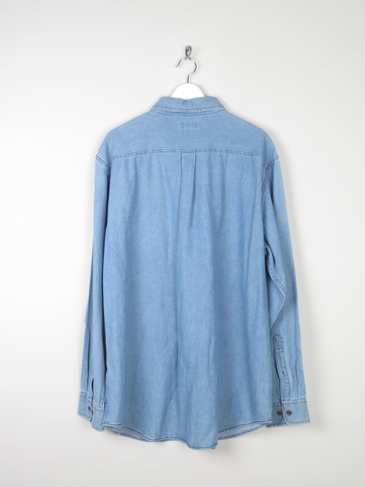 Mens Blue Denim Shirt New XL - The Harlequin