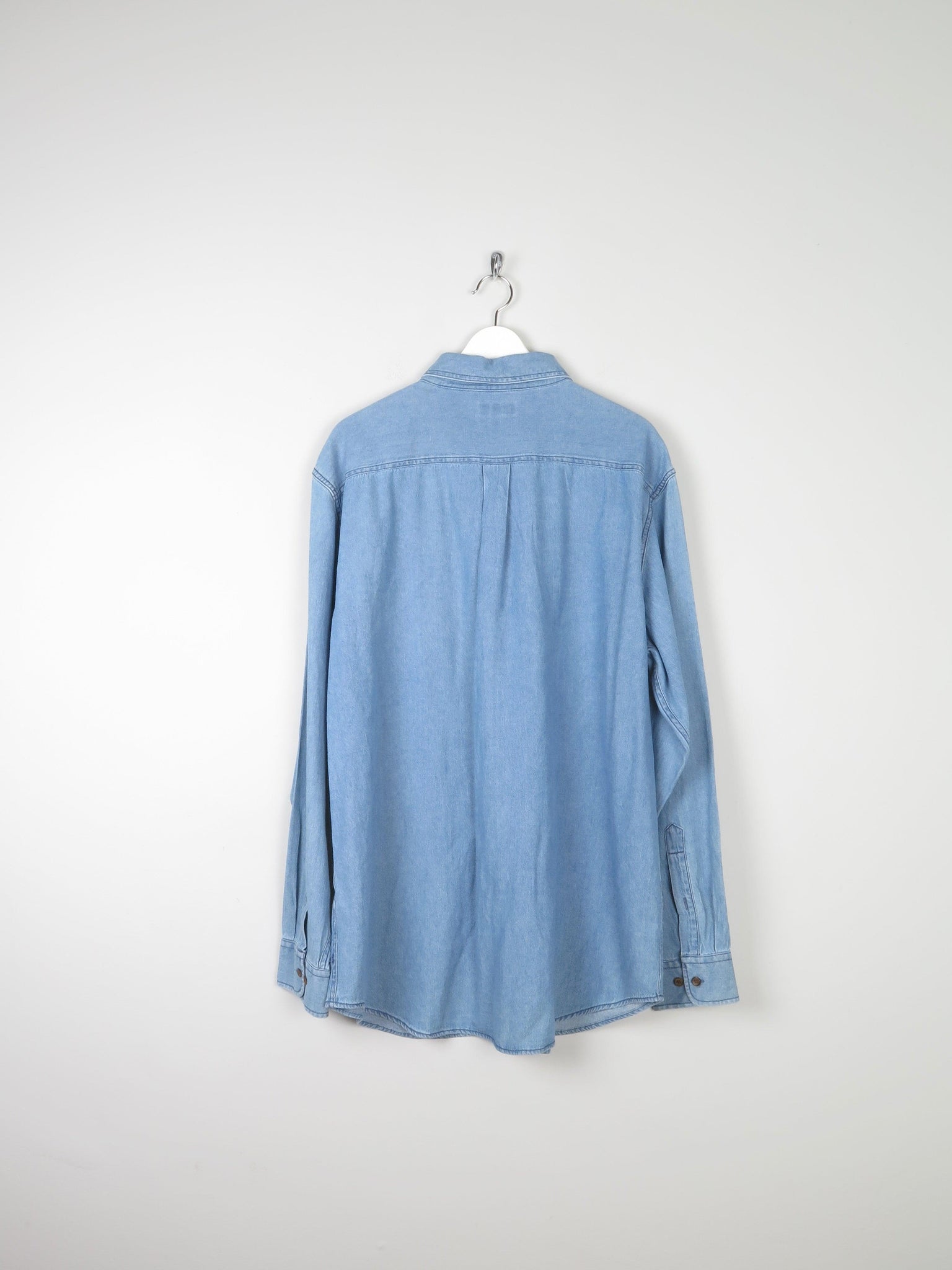 Mens Blue Denim Shirt New XL - The Harlequin