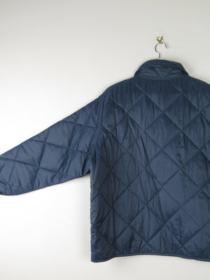 Mens Navy Quilted Big Smith Jacket L - The Harlequin