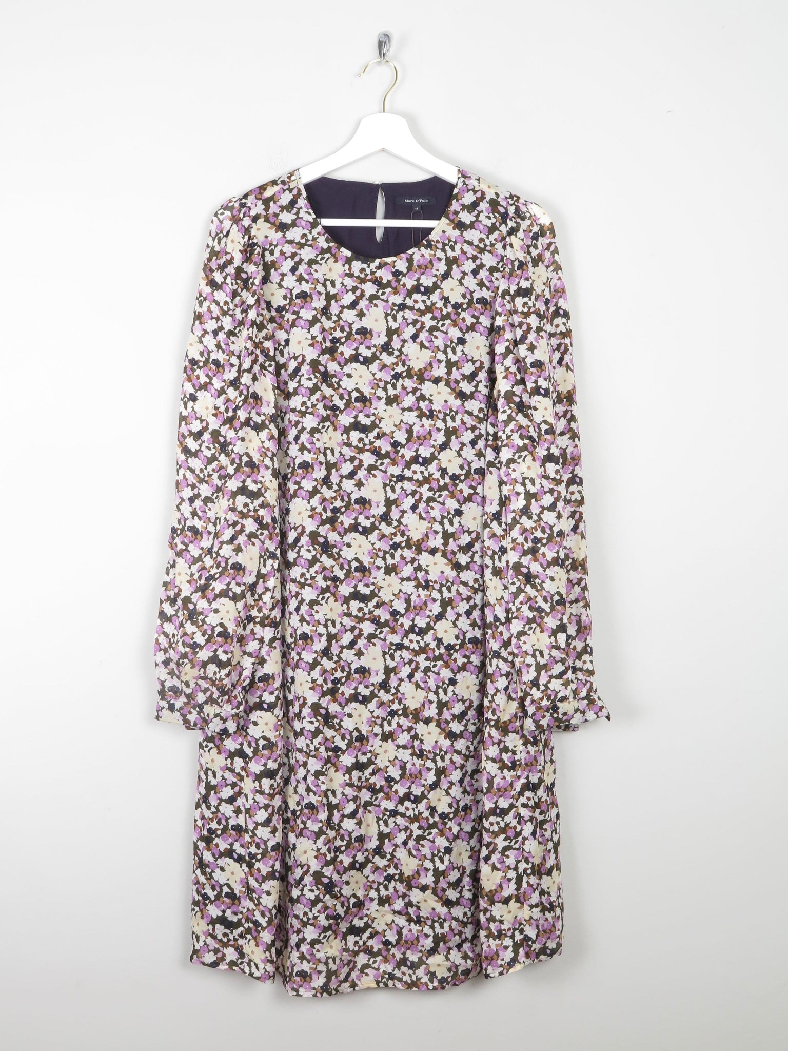 New Floral Vintage Style Marc O Polo Dress With Tag L/XL - The Harlequin