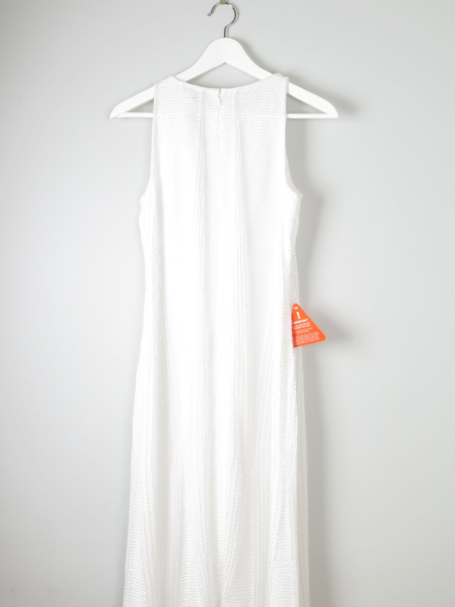 New Beaded Bridal Style White Dress New 10 - The Harlequin