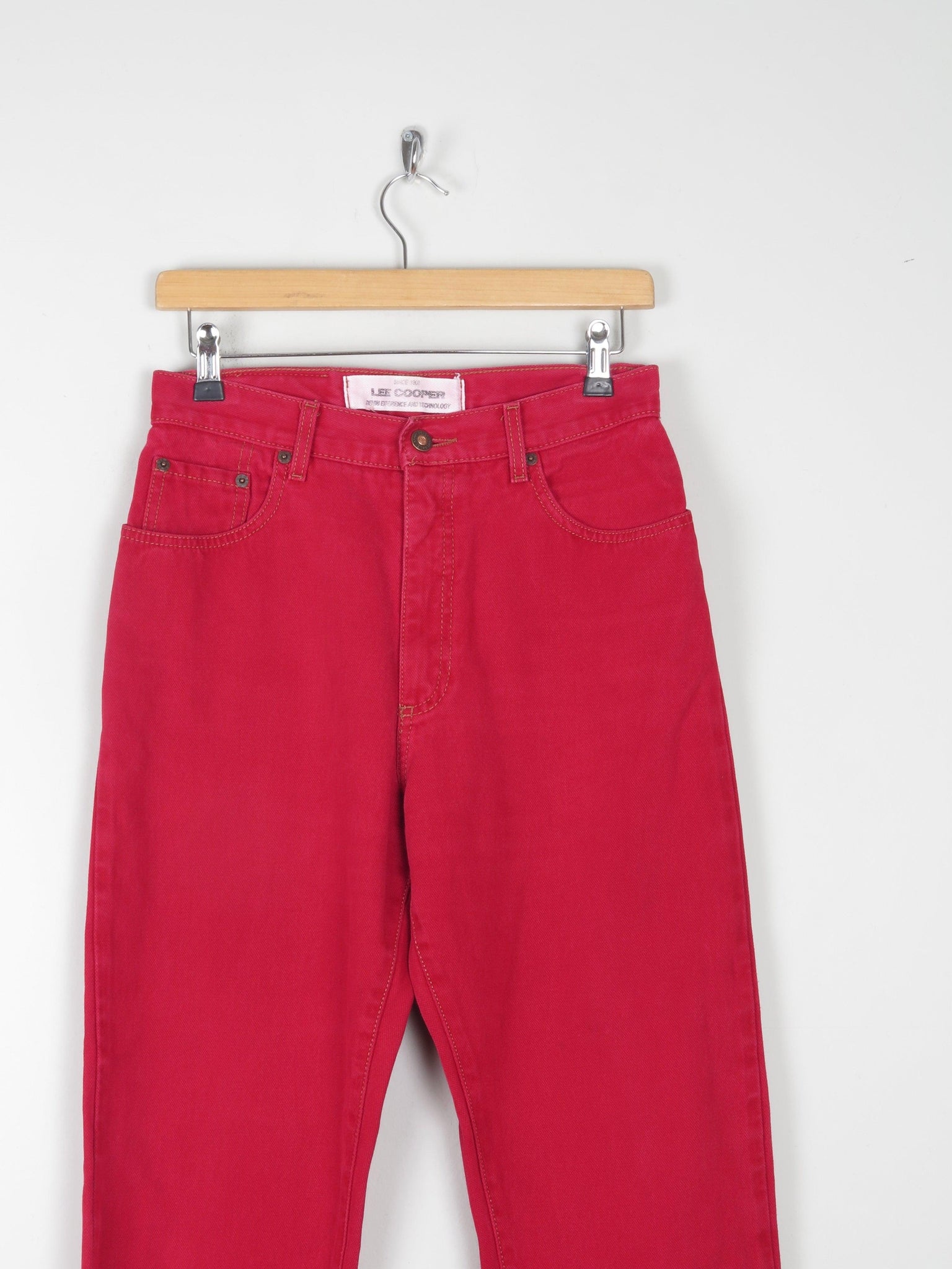 Red Lee Cooper Vintage Jeans 29W - The Harlequin