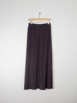 Ink Black Armani Exchange Pleated Maxi Skirt 29" S - The Harlequin