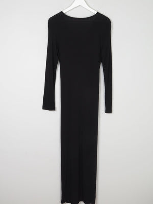 Black Jersey Long Coat/Dress S *8/10* - The Harlequin