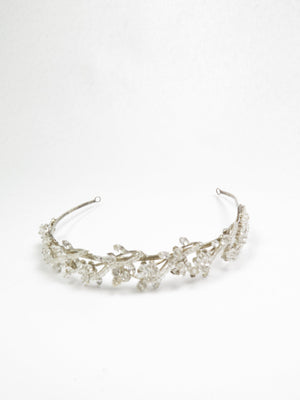 Vintage Bridal Style Diamante Headpiece /Tiara/Headband - The Harlequin