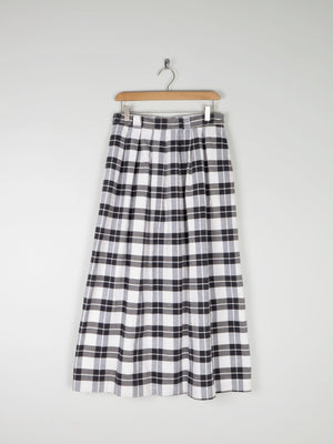 Cotton Check "British Passage" Midi Skirt 29" 10 - The Harlequin