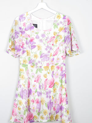 Floral 1970s Dress XS 6/8 - The Harlequin