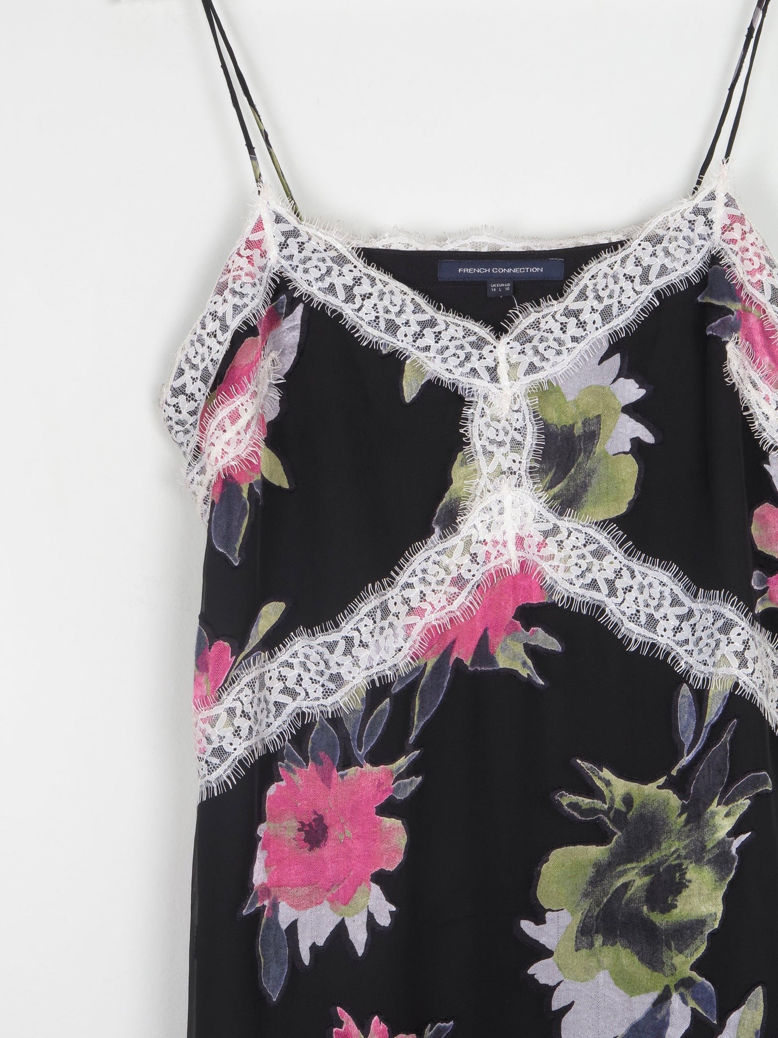 Vintage French Connection Devore Floral Camisole Dress 14 - The Harlequin