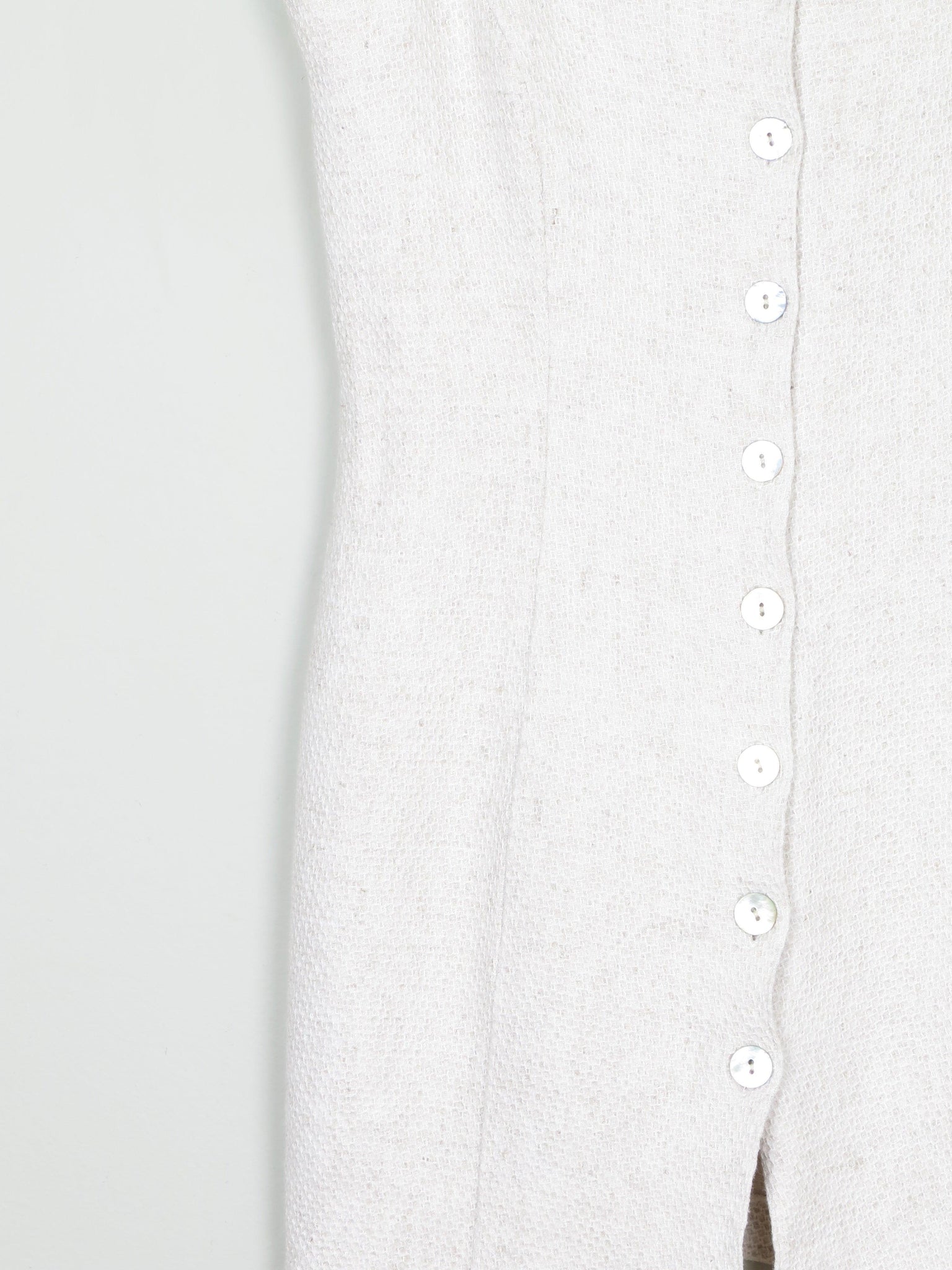 Gina Benotti Fitted Short Cream/Ecru Dress 6/8 XS - The Harlequin