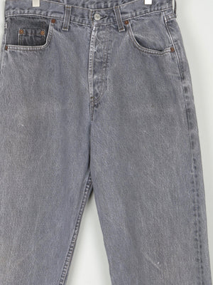Vintage Grey Levis Jeans 30/33 505s - The Harlequin