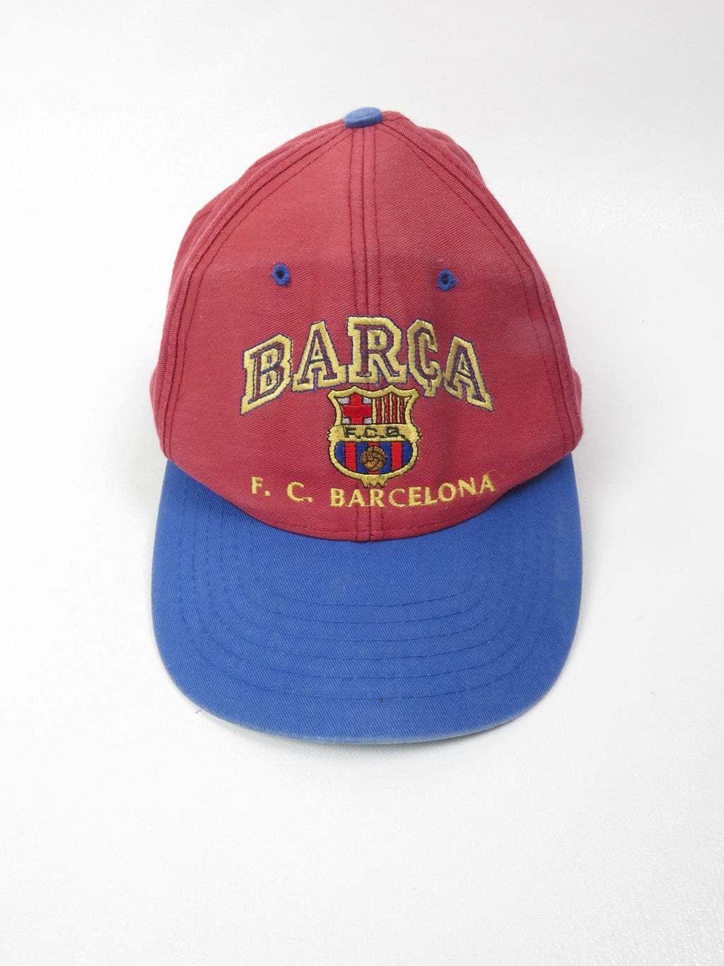 Vintage Rare Barca F.C. Barcelona Snap Back Cap S/M - The Harlequin