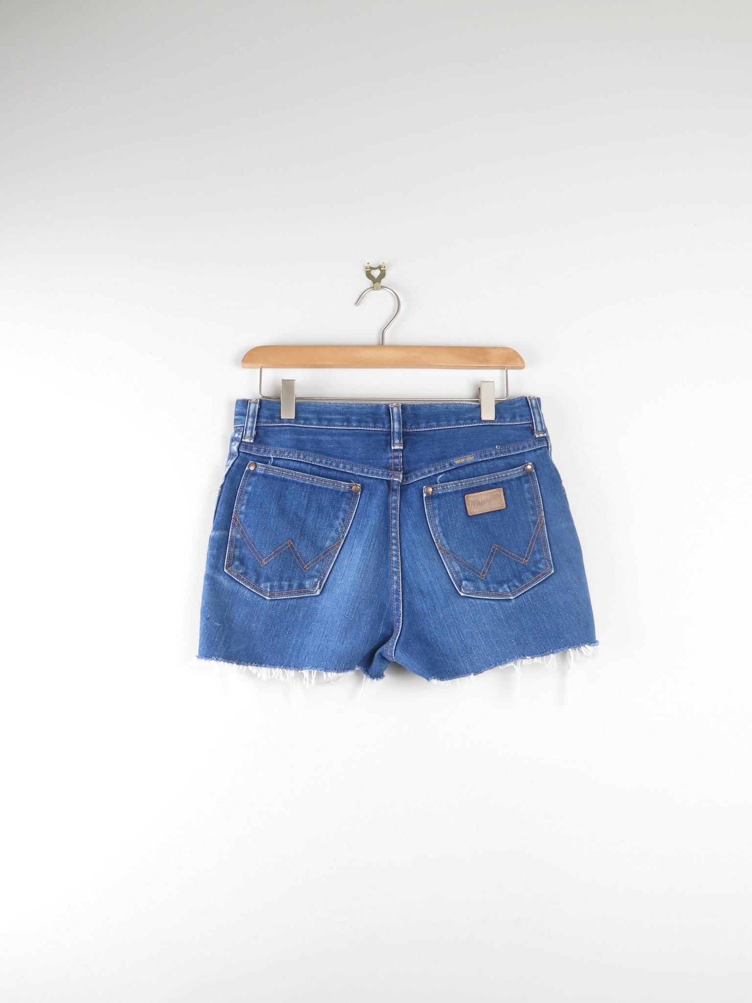 Vintage Wrangler Denim Shorts 30 W - The Harlequin