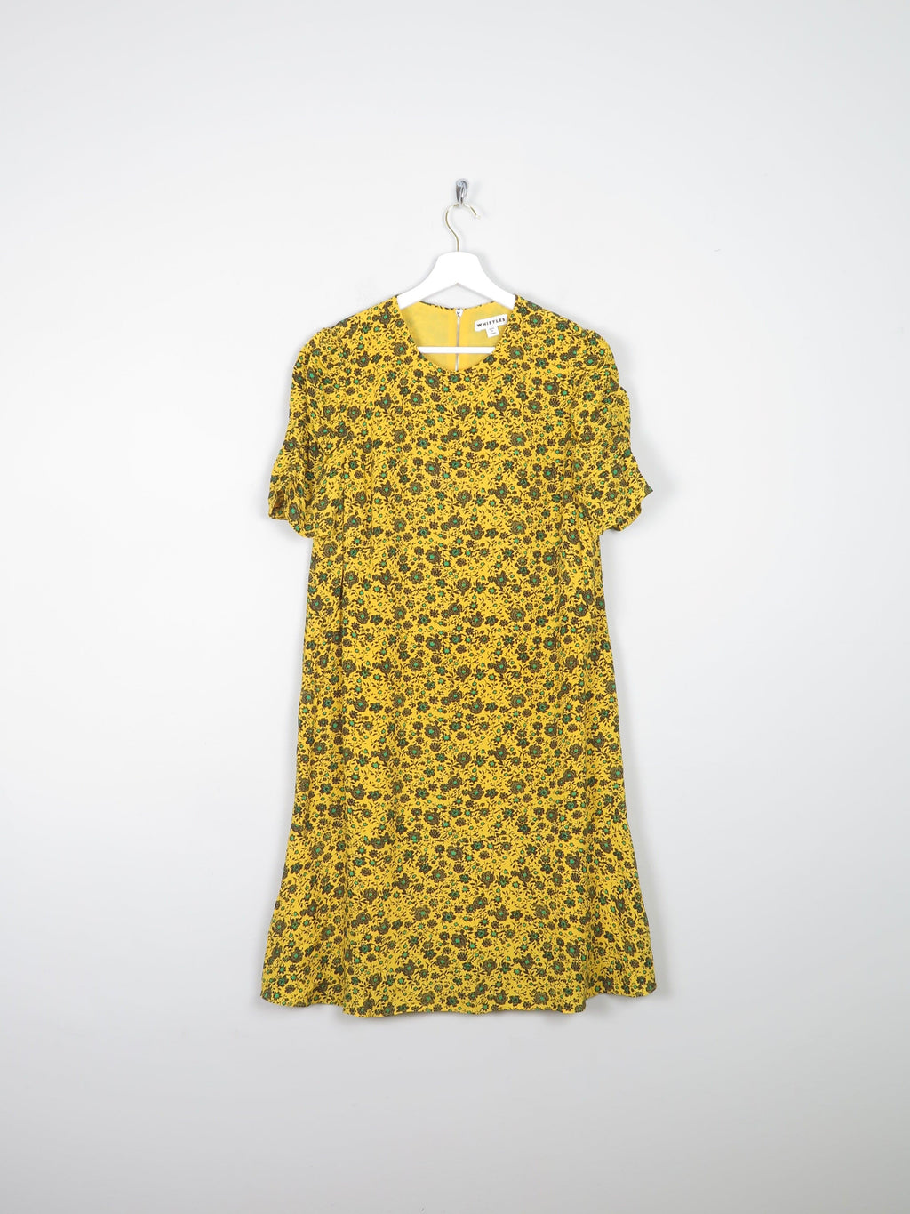 Whistles Mustard Floral Dress 12 - The Harlequin