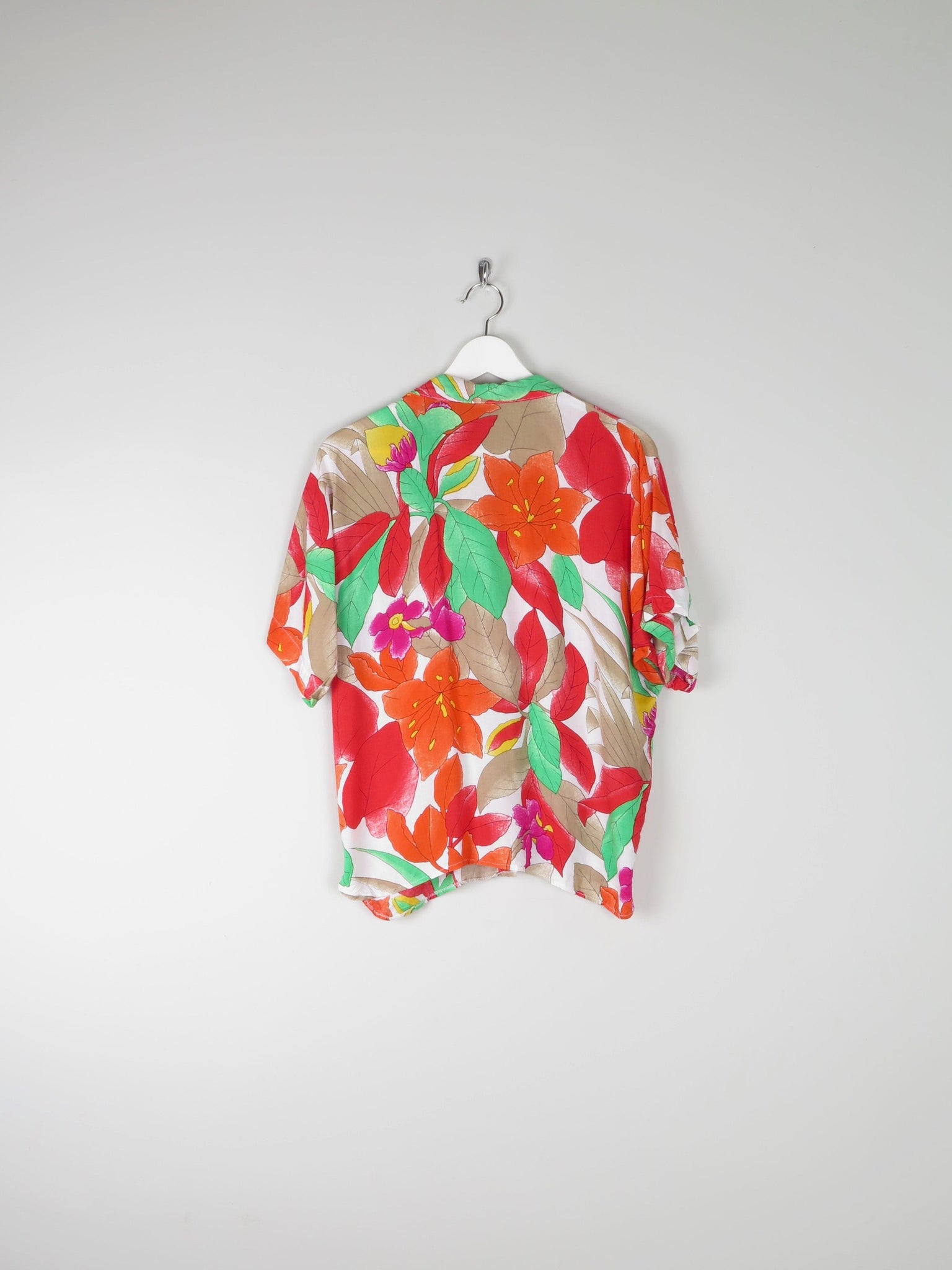 Women's Bright Vintage Shirt/Blouse M - The Harlequin
