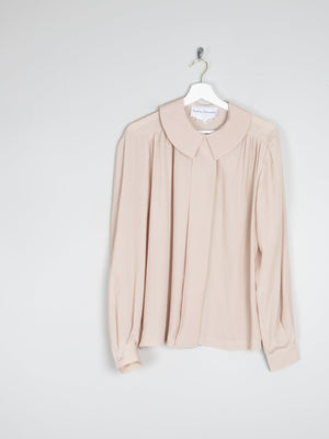 Women's Oatmeal Cream Blouse With Long Sleeves M/L - The Harlequin