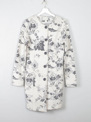 Women's Cream Wool Mix Lucy & Laurel Coat S/M - The Harlequin