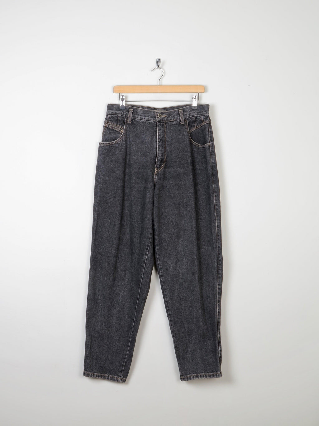 Women’s Dark Grey High Waisted Mom Jeans 32/31 - The Harlequin