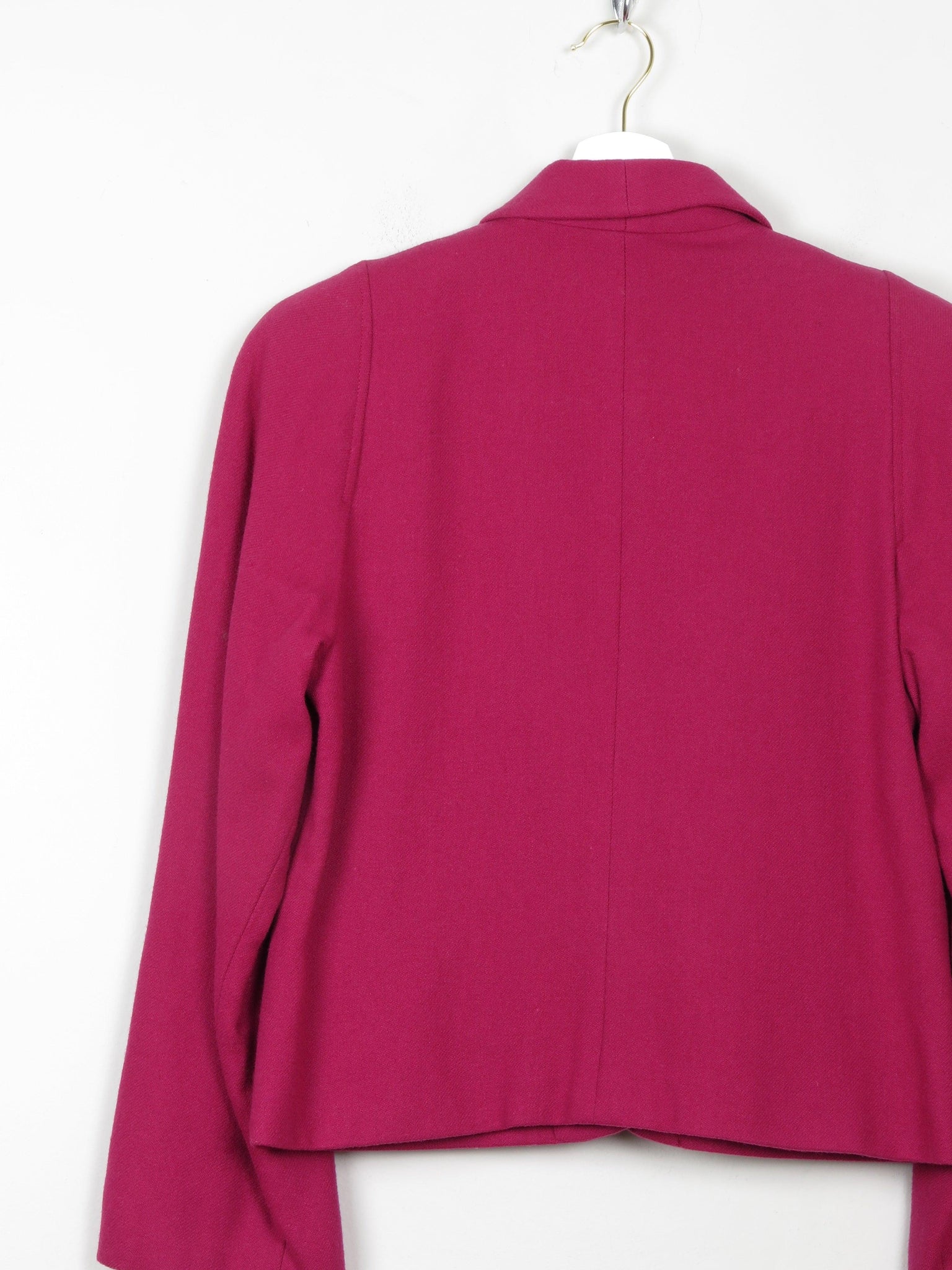 Women's Deep Pink Cropped Jacket 'Austin Hill' 8/10 - The Harlequin