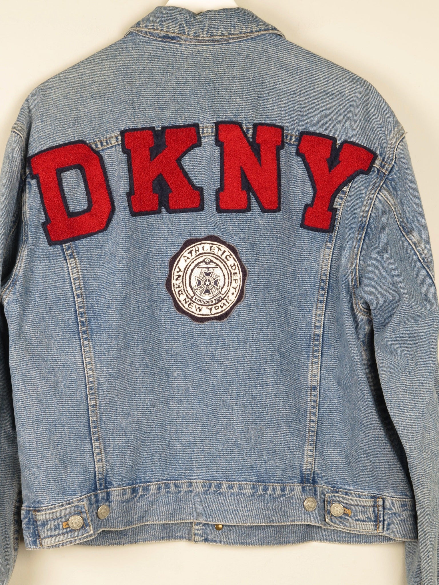 DKNY Vintage Denim Jacket S - The Harlequin