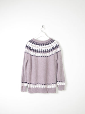 Women’s Mink Colour Nordic Style Jumper S/M 'Maison De Nimes' - The Harlequin