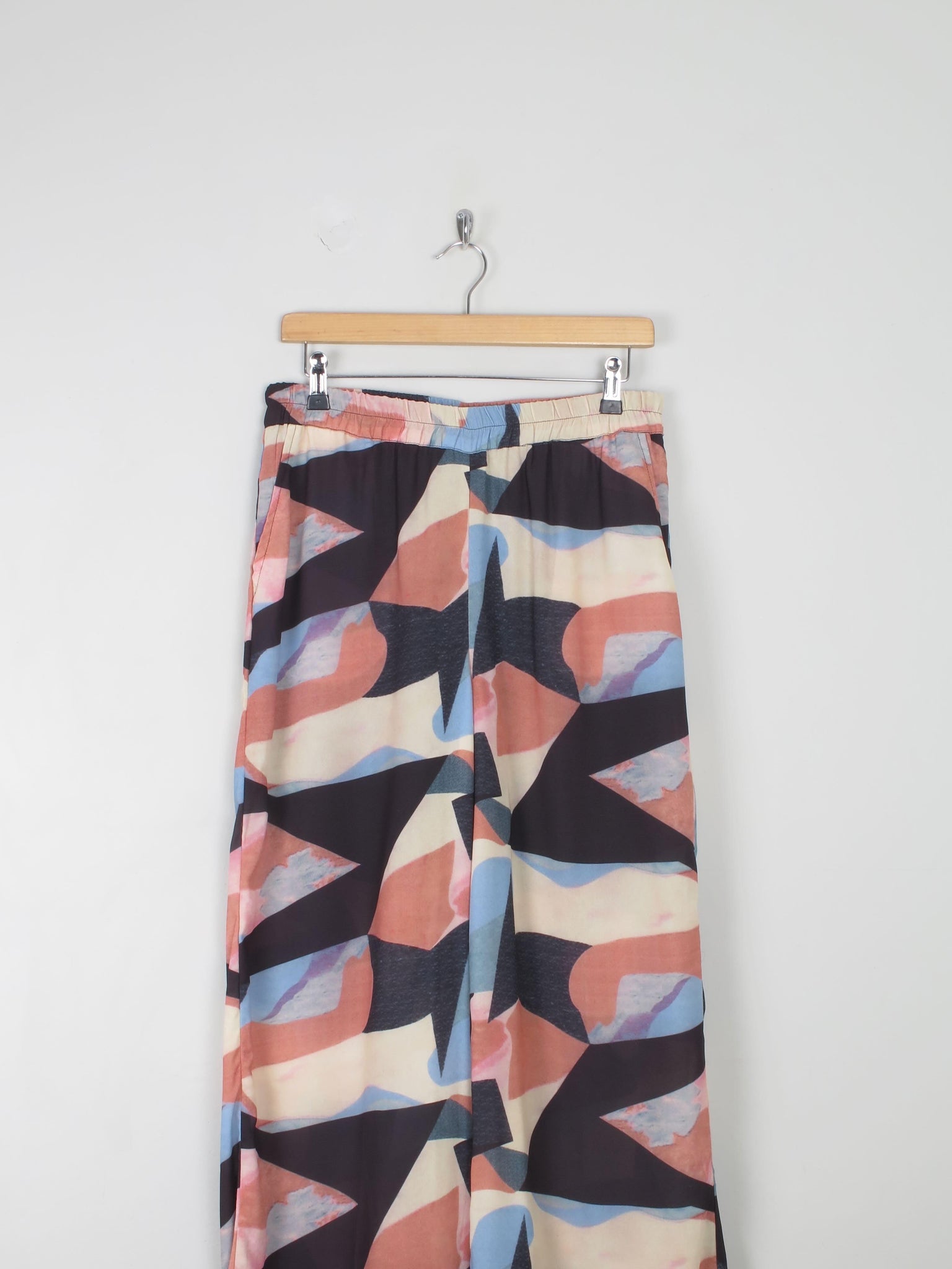 Women's Multicoloured Palazzo Pants New M 30L - The Harlequin