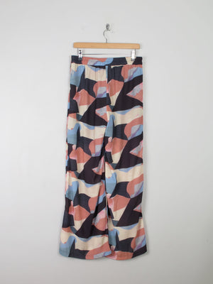 Women's Multicoloured Palazzo Pants New M 30L - The Harlequin