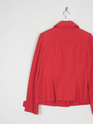 Women’s Red Trench Style Tommy Hilfiger Jacket M - The Harlequin