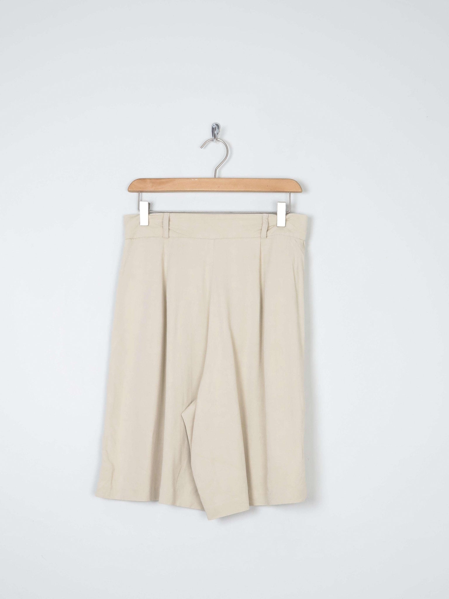 Beige/ Cream Long Flowing Shorts 10/12 - The Harlequin