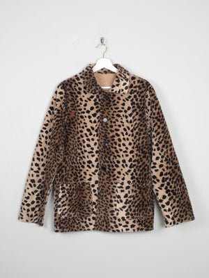 Women's Vintage Leopard Print Jacket Reversible S/M - The Harlequin