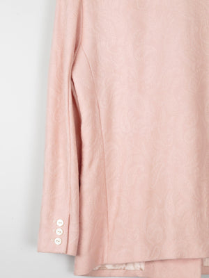 Women’s Vintage Liz Claiborne Pink Brocade Summer Jacket S/M - The Harlequin