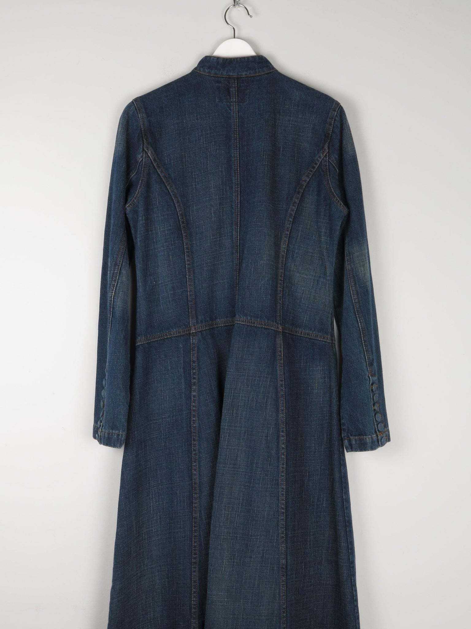 Women's Vintage Nautica Long Denim Coat M - The Harlequin