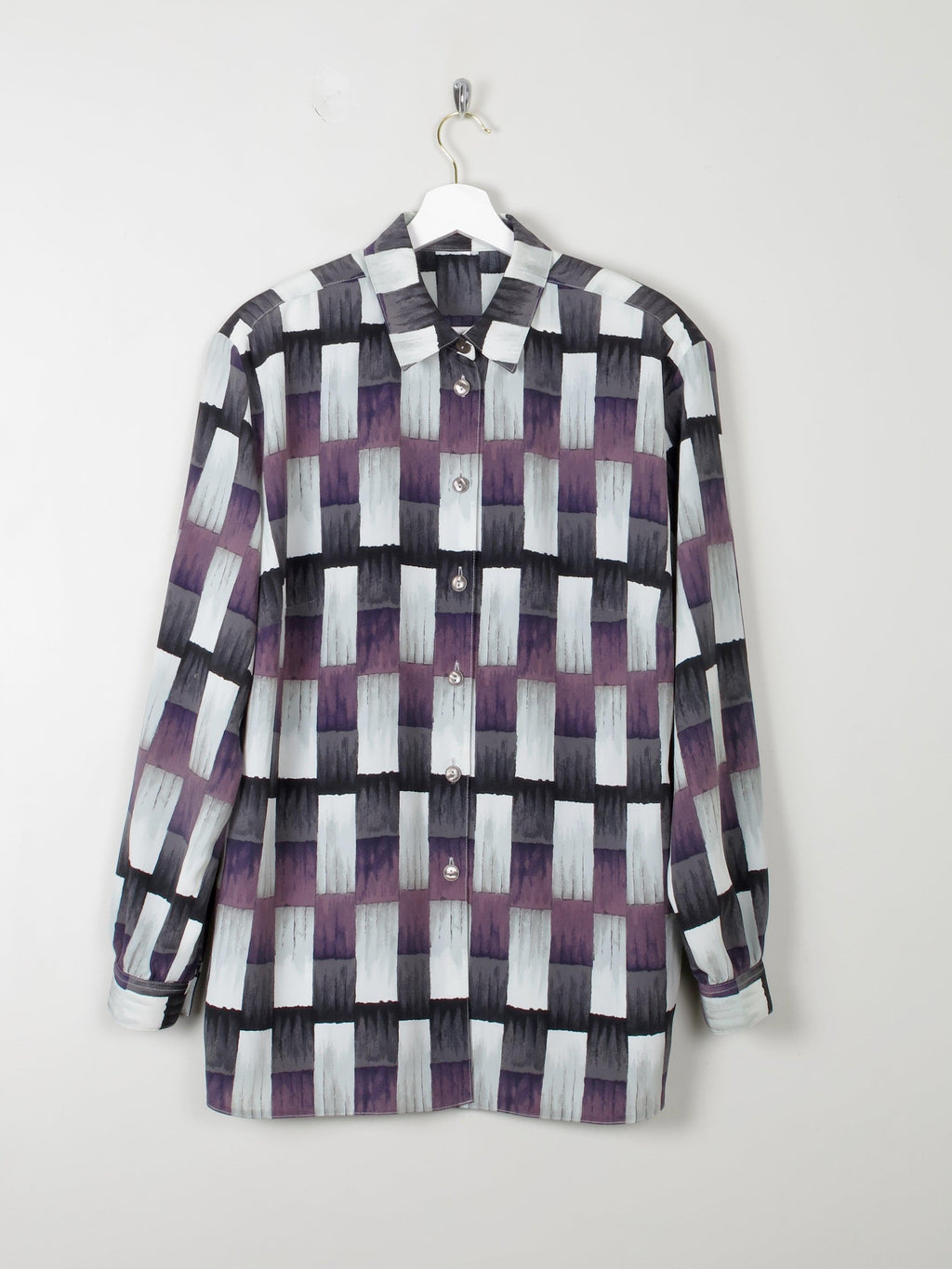 Women's Vintage Printed Blouse M-XL - The Harlequin