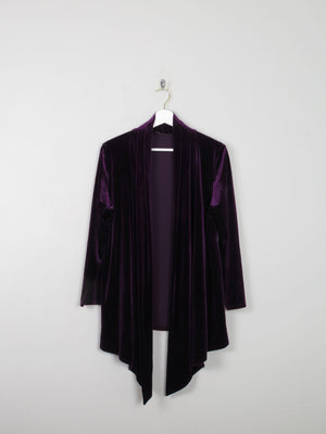 Women's Vintage Velvet Jacket S/M - The Harlequin