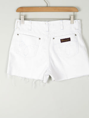 Women’s White Denim Shorts 28" *8* - The Harlequin