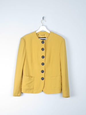 Women’s Vintage Yellow/Mustard Louis Feraud Jacket M - The Harlequin